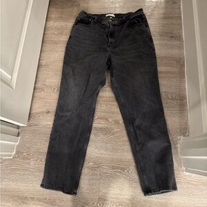 Abercrombie 90s straight, ultra high-rise, curve love jeans, size 16/33